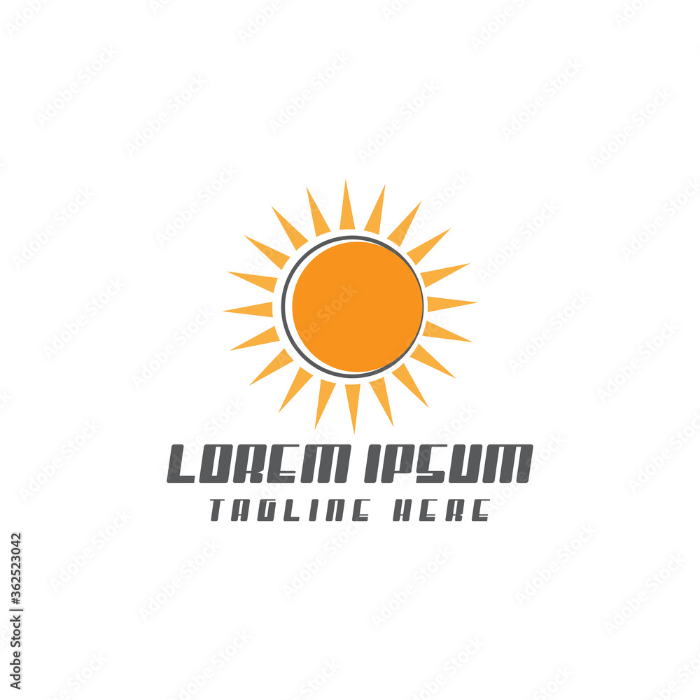 Fototapeta premium Sun Vector illustration Icon