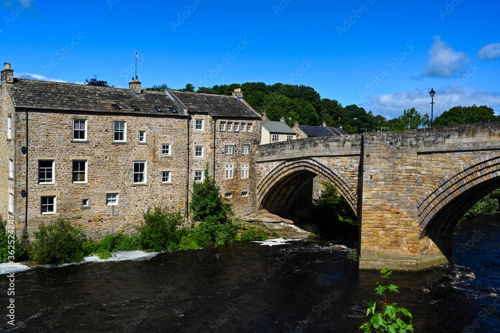 A bridge over the river in Barnard Castle A bridge over the river in Barnard Castle