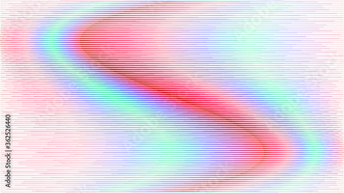 gradient Lines in Circle Form .  Vector Illustration . Abstract Geometric ,Striped colorful background