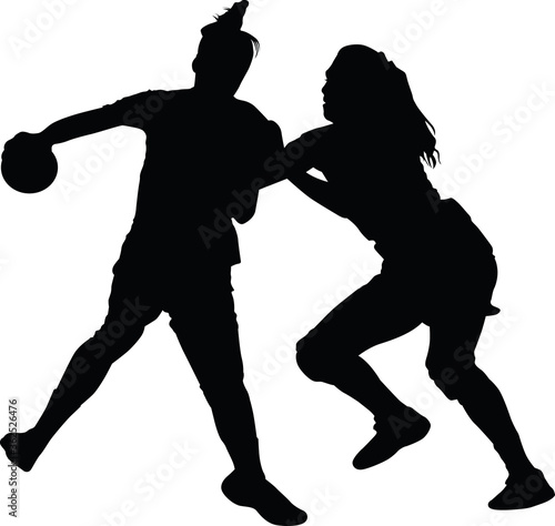 handball woman player