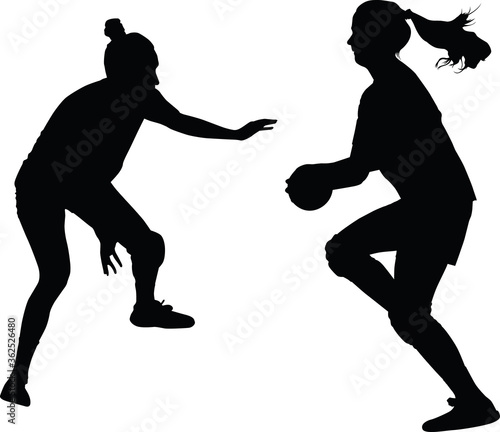 handball woman player