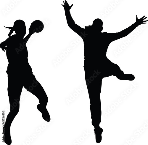 handball woman player