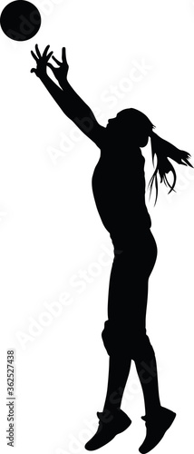 volleyball woman player