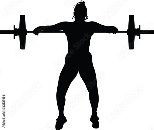 weight lifting girl