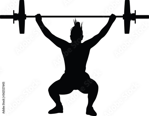 weight lifting girl