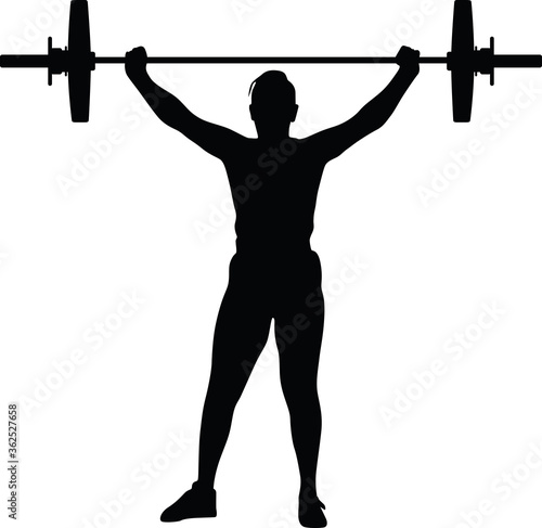 weight lifting girl
