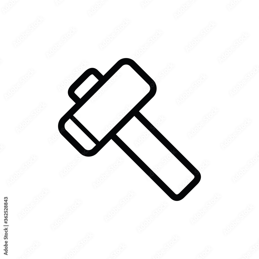 hammer icon vector symbol template hammer icon vector symbol template