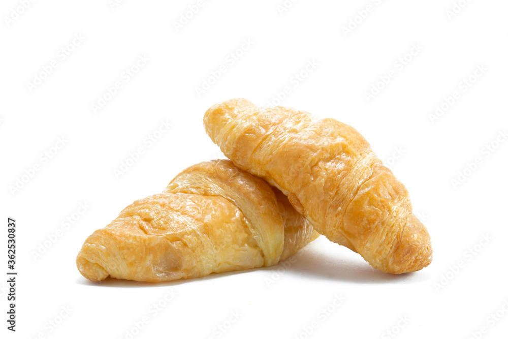 tasty croissant isolated on white background tasty croissant isolated on white background