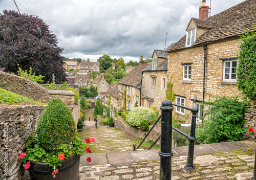 The Chipping in Cotswold town of Tetbury, Gloucestershire, England, United Kingdom photo