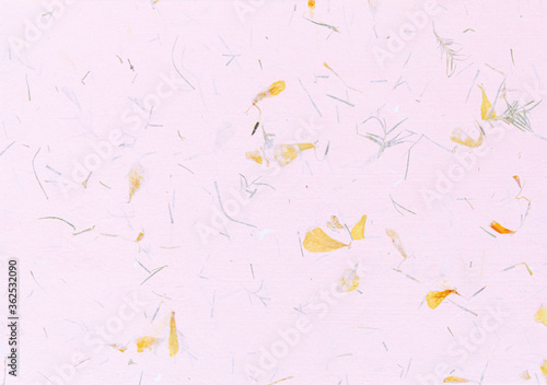 Handmade Paper With Dried Flower Petals