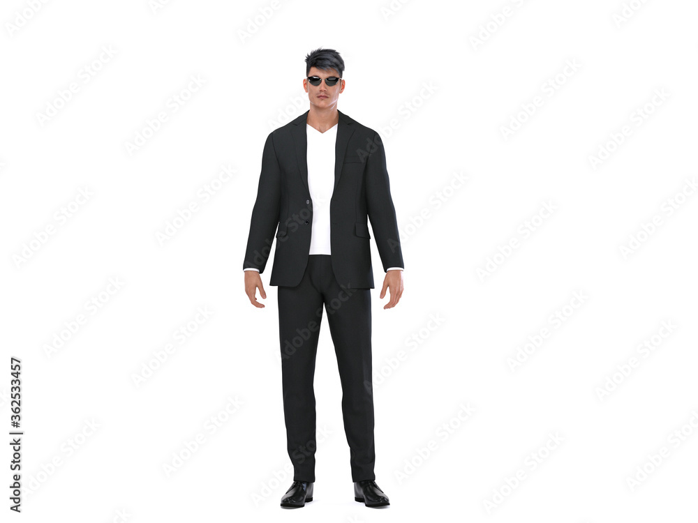 3D render : a man pose in casual business suit with white background,isolated 3D render : a man pose in casual business suit with white background,isolated