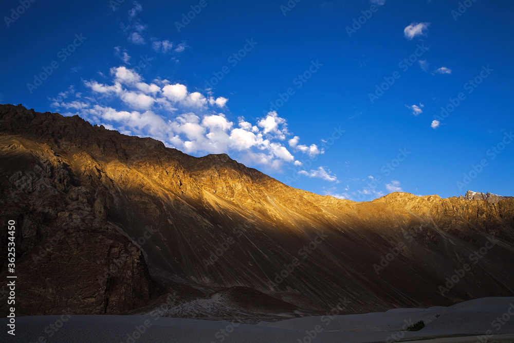 Hundar, Beautiful landscape of nubra valley in Leh, Ladakh. India.