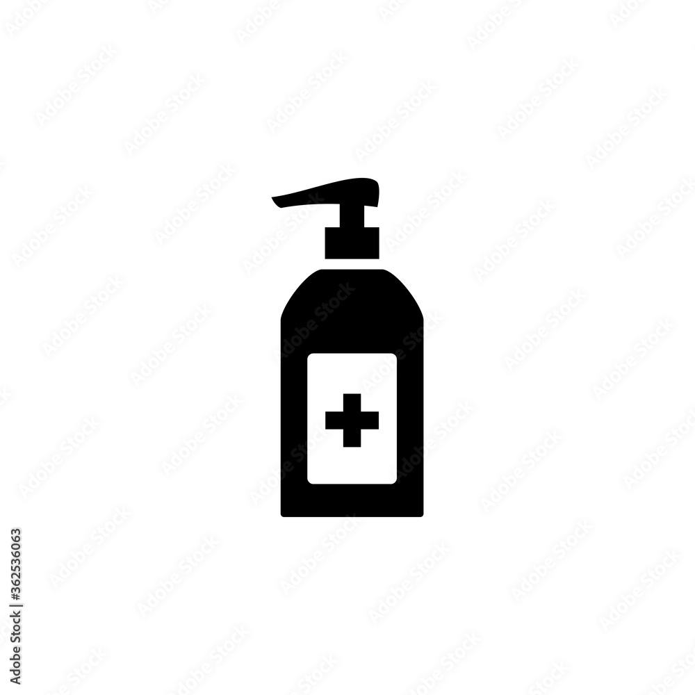 hand sanitizer icon vector symbol template hand sanitizer icon vector symbol template