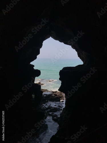 The Cave of Hercules is one of the most popular tourist attractions near Tangier, north of Morocco. © MOUAD