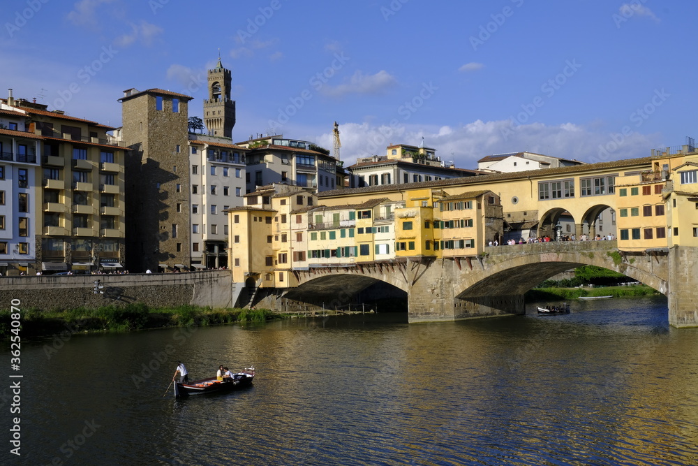 Ponte Vecchio bridge in Florence Italy