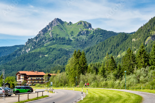 The Aggenstein in the Allgaeu Alps from the Tyrol, Austria photo