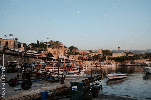 fishing boats in the harbor