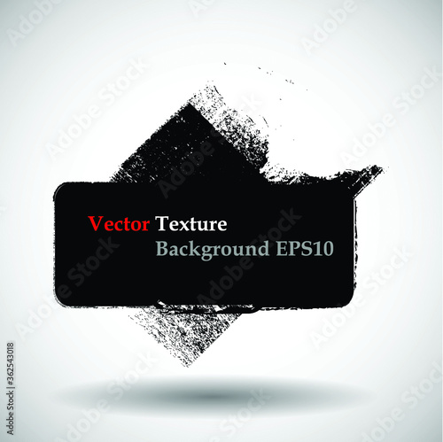 Splatter Paint Texture . Distress Grunge background . Scratch, Grain, Noise rectangle stamp . Black Spray Blot of Ink.Place illustration Over any Object to Create Grungy Effect 