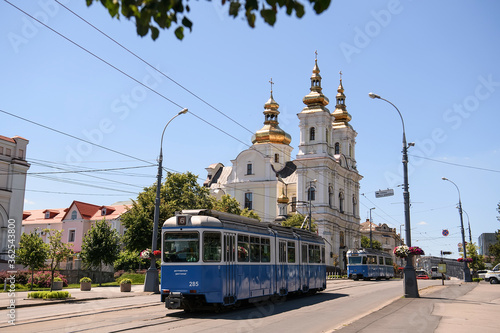 Photography Orthodox Holy Transfiguration Cathedral in Vinnytsia, Ukraine