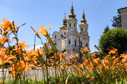 Fotografi Orthodox Holy Transfiguration Cathedral in Vinnytsia, Ukraine