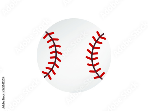 Baseball ball vector design.  Baseball ball vector illustration. 