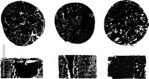 Grunge post Stamps Collection, Banners, Insignias , Logos, Icons, Labels and Badges Set . vector distress textures.blank shapes.
