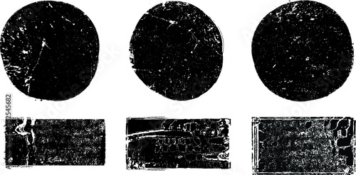 Grunge post Stamps Collection, Banners, Insignias , Logos, Icons, Labels and Badges Set . vector distress textures.blank shapes.