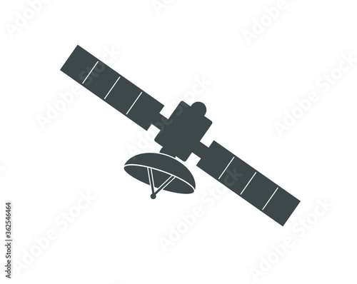 Satellite icon. Cosmic Satellite vector illustration. 