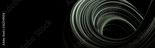 Abstract futuristic amorphous black background