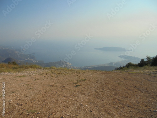 Budva, Montenegro. On top of a mountain