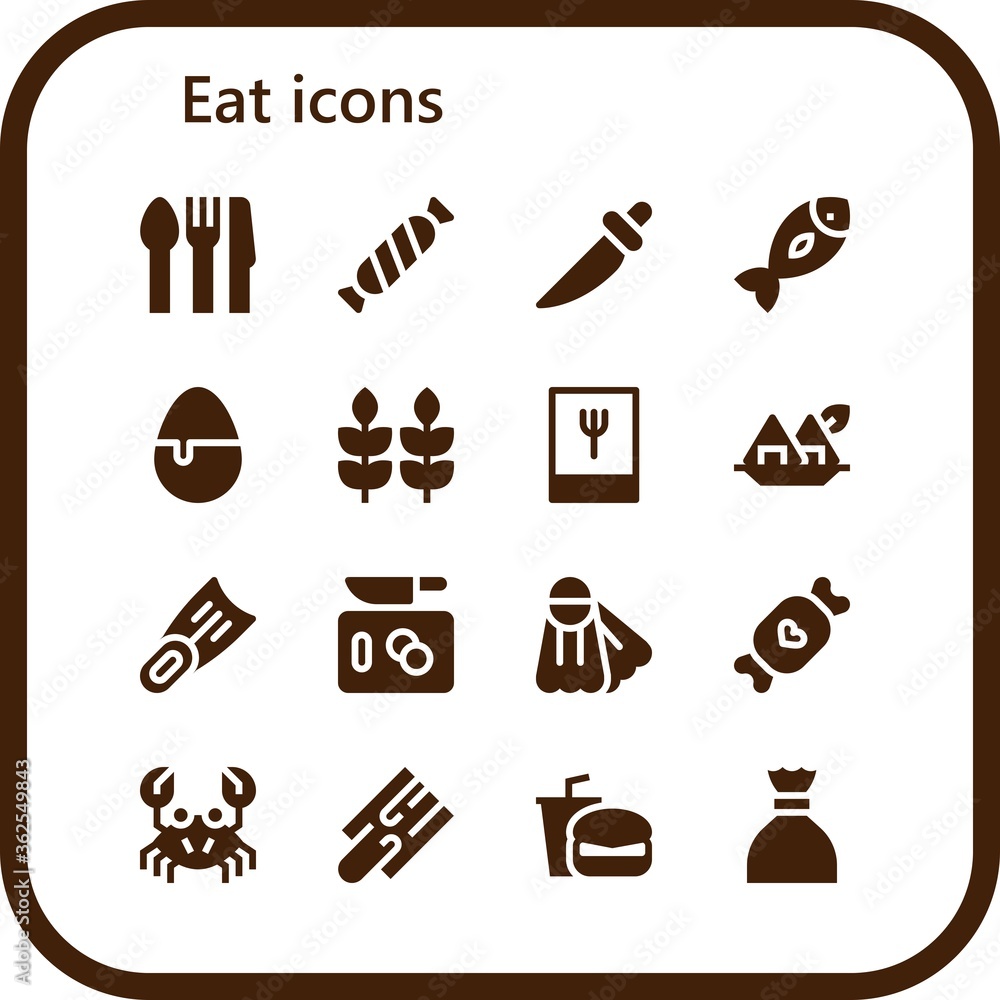 eat icon set