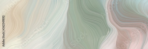 inconspicuous colorful modern soft curvy waves background design with pastel gray, dark gray and gray gray color