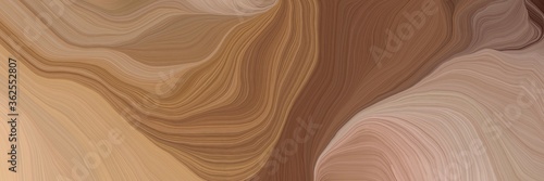 inconspicuous elegant curvy swirl waves background illustration with pastel brown, tan and old mauve color