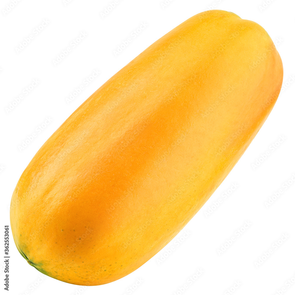 papaya isolated on white background, clipping path, full depth of field papaya isolated on white background, clipping path, full depth of field