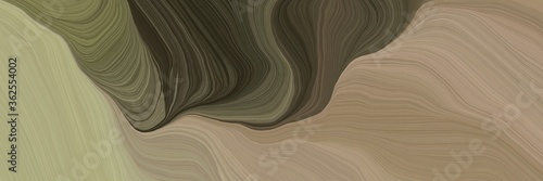 unobtrusive header with elegant curvy background illustration with gray gray, rosy brown and very dark green color