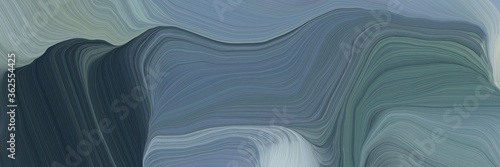 unobtrusive elegant modern waves background design with slate gray, very dark blue and dark gray color