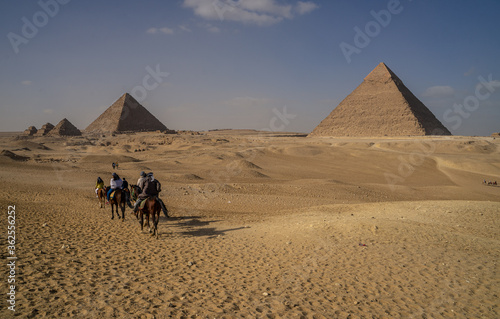 Horse ridding near Giza Pyramids