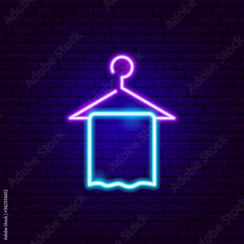 Towel Neon Sign