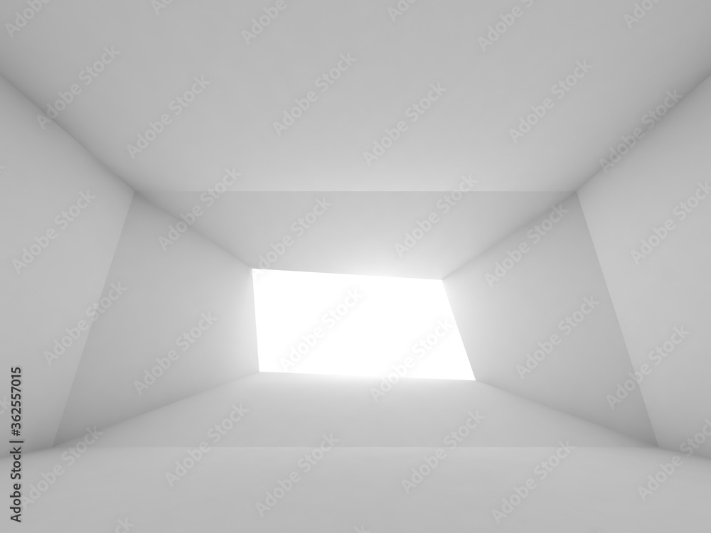 custom made wallpaper toronto digital3d abstract empty white interior with light