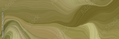unobtrusive elegant curvy background design with pastel brown, tan and dark khaki color