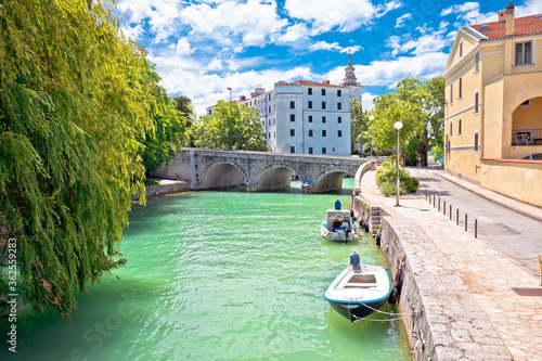 Town of Crikvenica landmarks and Dubracina river view photo