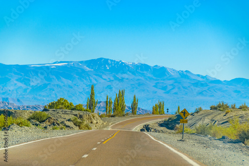 Deserted Landscape Highway, San Juan Province, Argentina