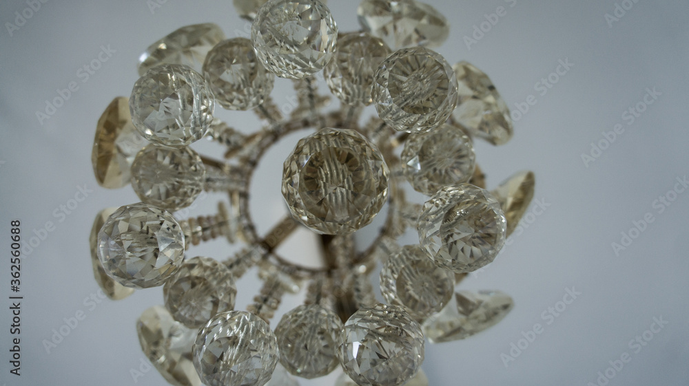 old chandelier luxury glass closeup old chandelier luxury glass closeup