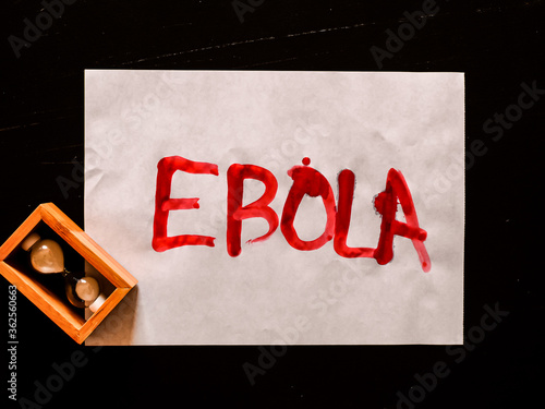 Word Ebola Text photo