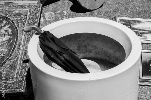 The old umbrella of the junk dealer photo