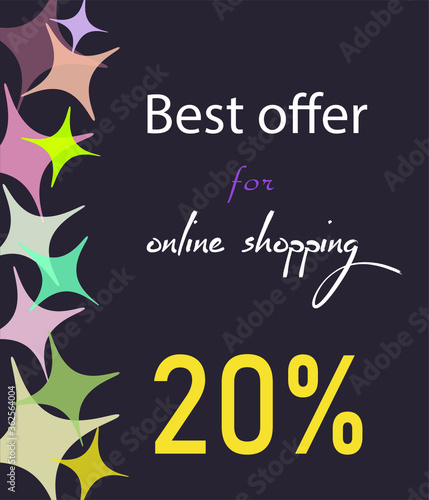 super big best winter fall sale poster banner
