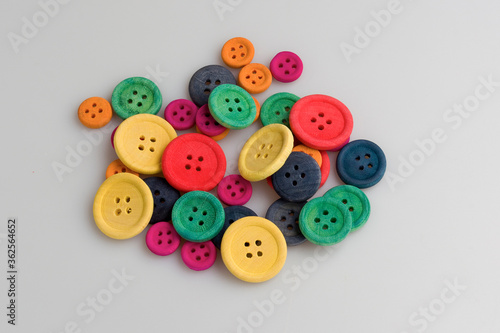 colorful decoration for art work, buttons for blouse or camisole