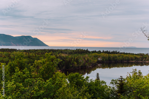 Fotomurale Sunrise on the Cape Breton Island