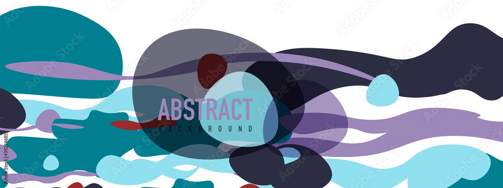Trendy liquid style shapes abstract design, dynamic vector background for placards, brochures, posters, web landing pages, covers or banners Trendy liquid style shapes abstract design, dynamic vector background for placards, brochures, posters, web landing pages, covers or banners