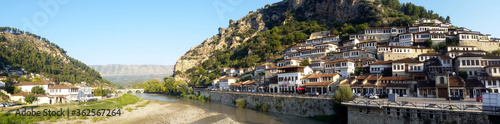 Berat, known for its white Ottoman houses. photo
